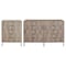 Manhattan Comfort 2-Piece DUMBO  5-Drawer Tall Dresser and DUMBO 10-Drawer Double Tall Dresser in Rustic Grey 2-DB04-GY - alternate 8